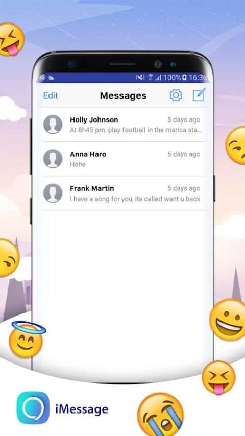 Messenger for iPhone 8 screenshot 4