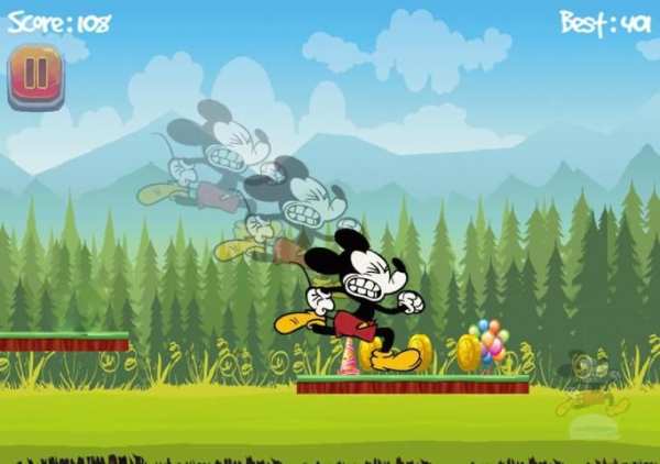 Mini Adventure Mickey Games Mouse Run screenshot 2