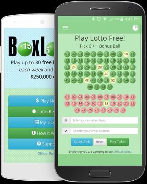 BoxLotto Free Lotto скриншот 1