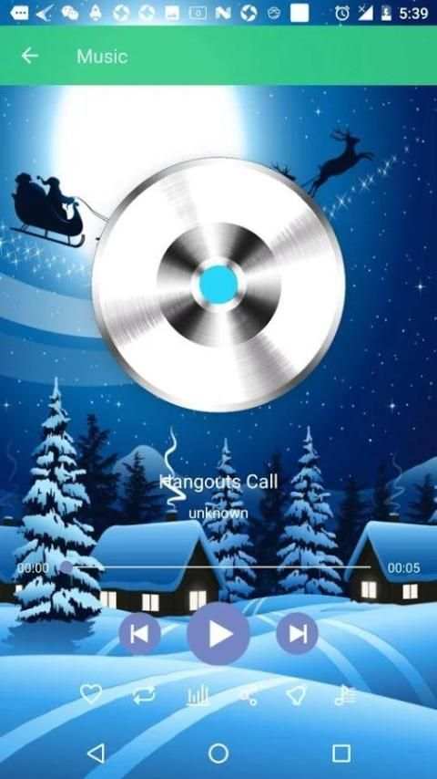 Christmas Music Theme For Free Music Player скриншот 1