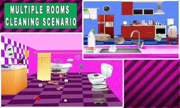 Hotel Room Cleaning Service - Cleanup Game screenshot 3