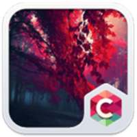 Red Tree Theme C Launcher on 9Apps