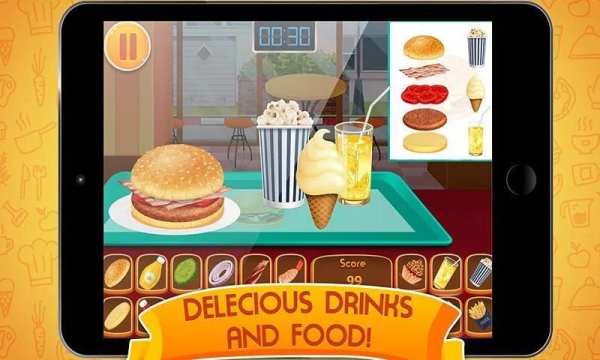 Burger Cafe - Cooking King Master screenshot 2