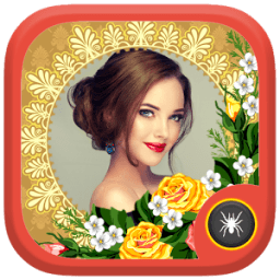 Vintage Floral Photo Frames أيقونة