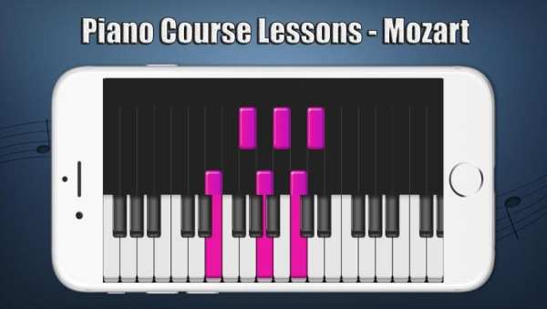 Piano Course Lessons - Mozart 4 تصوير الشاشة