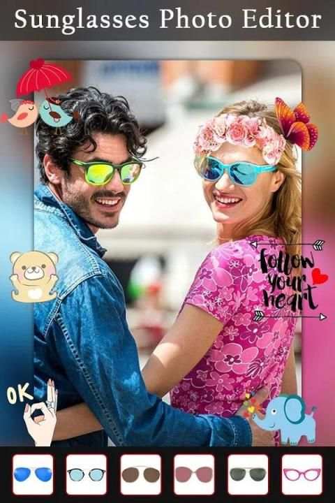 Sunglass Photo Editor screenshot 1
