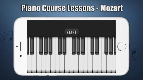 Piano Course Lessons - Mozart 2 تصوير الشاشة
