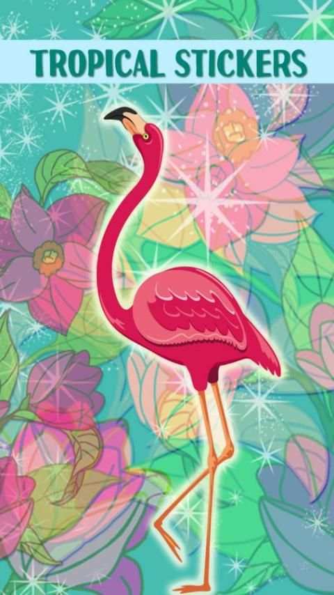Tropical Stickers screenshot 1