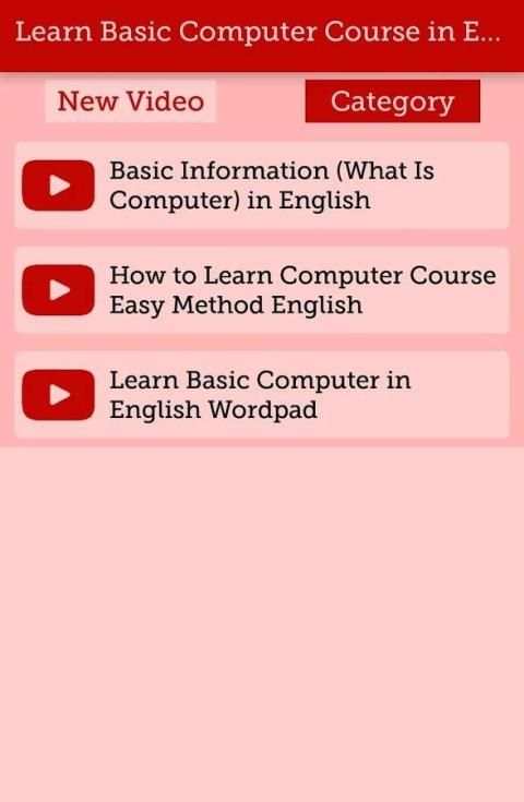 Learn Basic Computer Course Video (Learning Guide) स्क्रीनशॉट 4