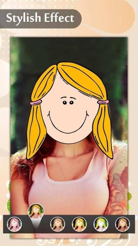 Cartoon Anime Face Changer скриншот 1