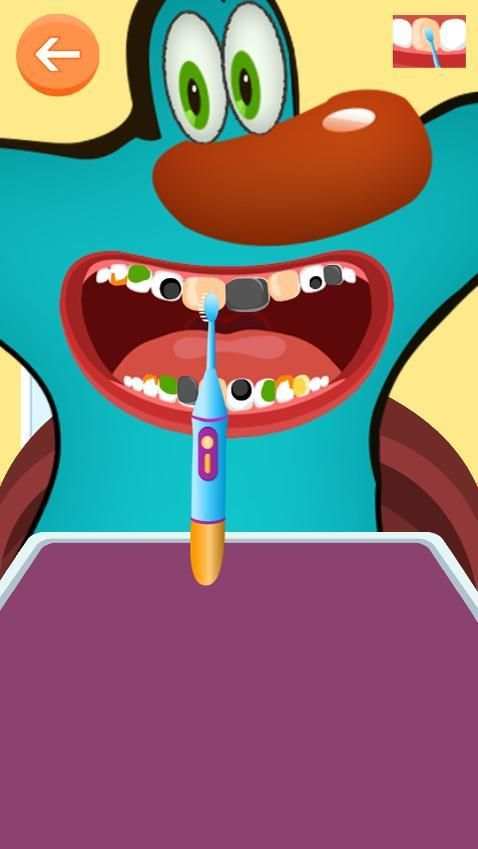 Oggy Dentist Game screenshot 2