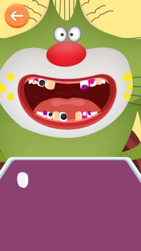 Oggy Dentist Game screenshot 1
