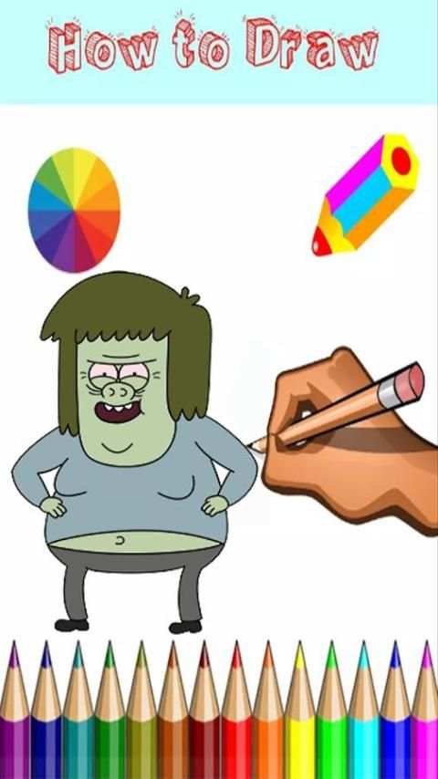 How To Draw : regular show screenshot 1