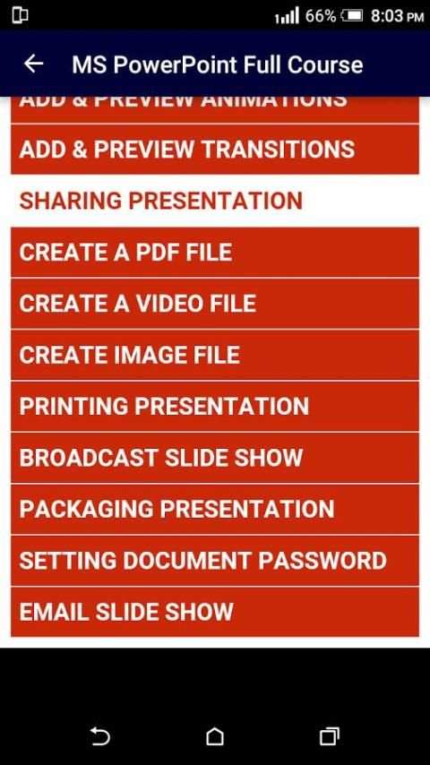 Learn MS PowerPoint Full Course - 15 Days скриншот 6