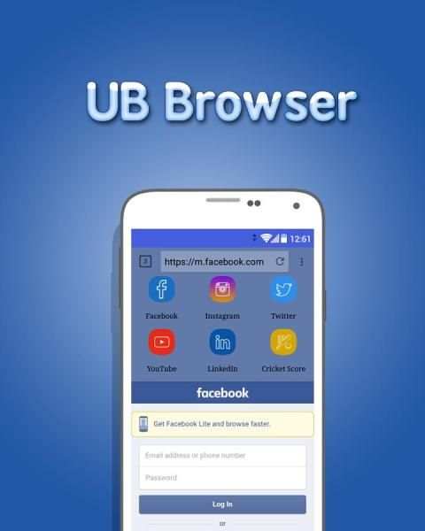 UB Browser - Indian Speed Browser For Android скриншот 4