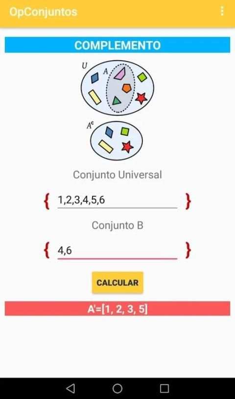 Operaciones con Conjuntos screenshot 4