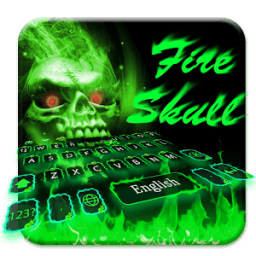 ग्रीन फायर स्काटल कीबोर्ड आइकन