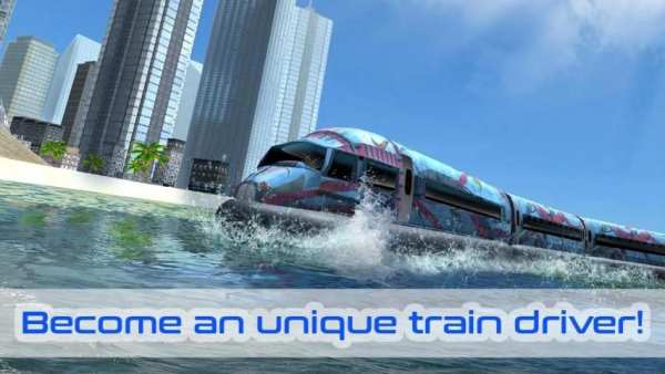 Water Train Driving Simulator скриншот 4