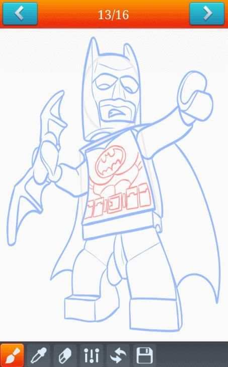 How To Draw Lego Super Heros screenshot 2