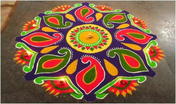 Diwali Rangoli Wallpaper screenshot 3