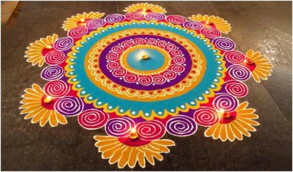 Diwali Rangoli Wallpaper screenshot 6