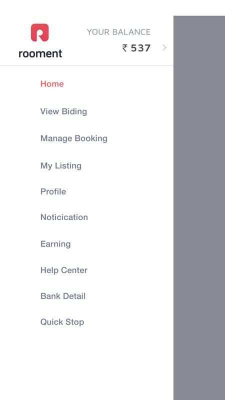 Rooment - Extranet screenshot 1