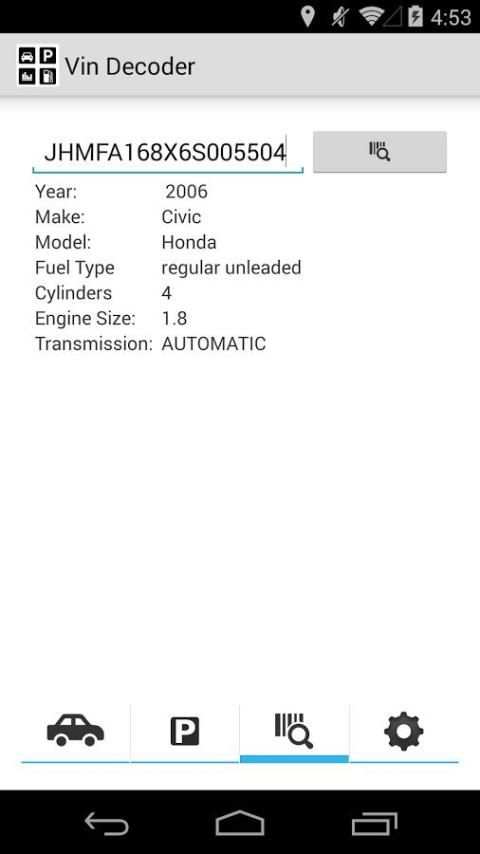 CarInfo 6 تصوير الشاشة