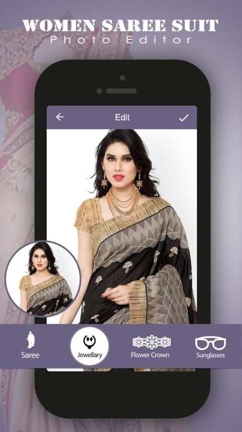 Women Saree Suit Photo Editor screenshot 3