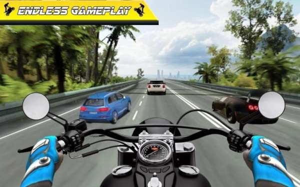 Bike Riders Traffic Moto Racing 3D स्क्रीनशॉट 1
