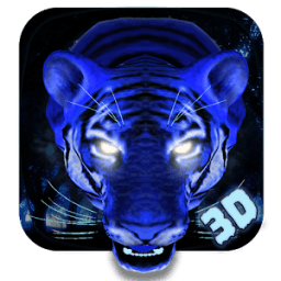 Ice Angry Tiger 3D Theme आइकन