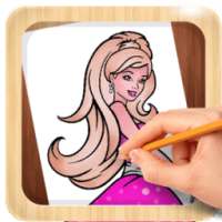 How to Draw Princess Barbie on 9Apps