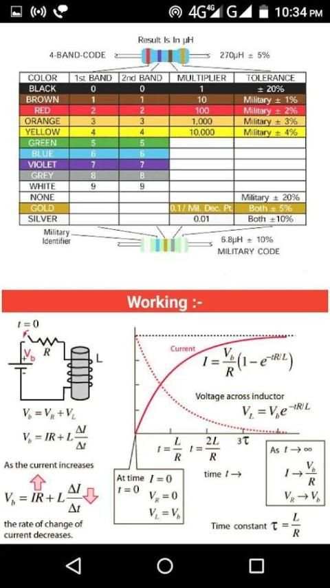 Electronic Components (Basic Components) скриншот 2