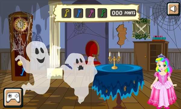 Ghost escape - Princess Games 1 تصوير الشاشة