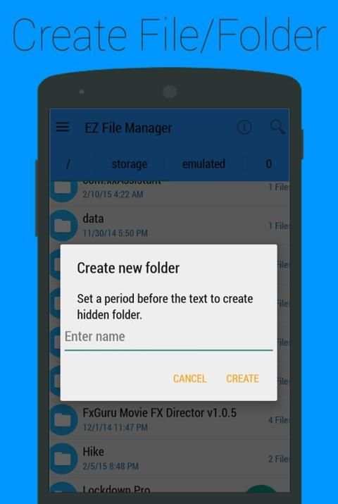 EZ File Manager(Root Explorer) скриншот 1