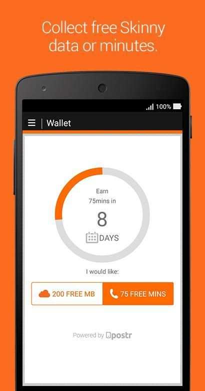 Skinny Collect -FREE data/mins screenshot 3