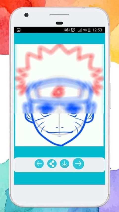 How To Draw Naruto Advanced 3 تصوير الشاشة