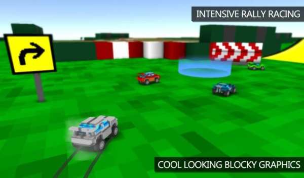 Blocky Rally Racing скриншот 2