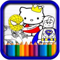 Cartoon Coloring Book For Kids
