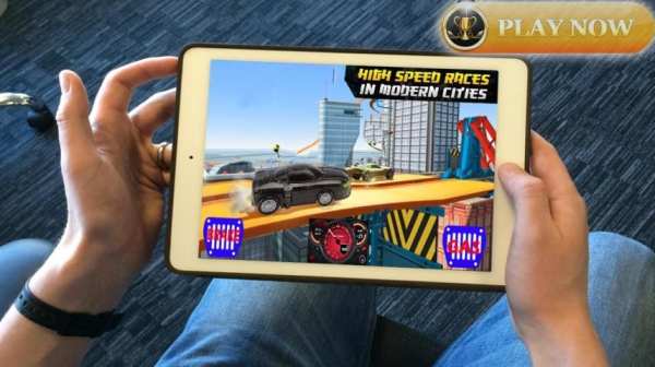 Super Car Turning Mecard Racing скриншот 4