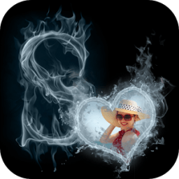 Smoky Text Photo Frame иконка