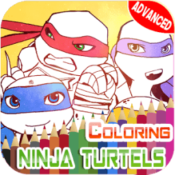 Turtles Coloring Pages for Mutant ninja hero иконка