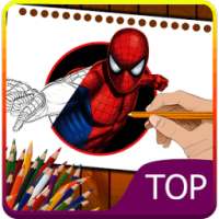 How To draw Spiderman SuperHero