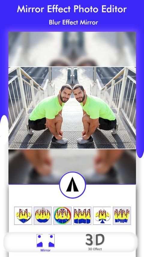 Mirror Effect Photo Editor स्क्रीनशॉट 1