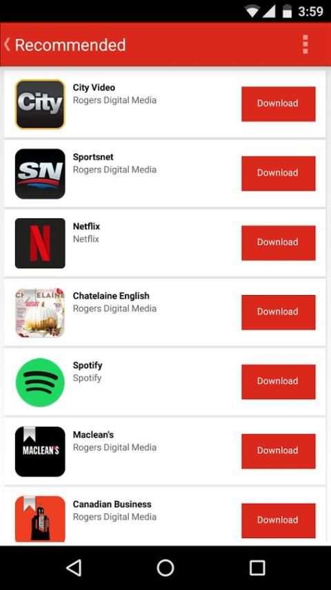 Rogers App Zone screenshot 1