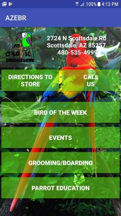AZ Exotic Bird Rescue screenshot 2
