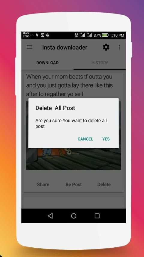 InstaDownloader – photos and videos screenshot 1