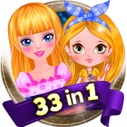 33 in 1 Games For Girls icon