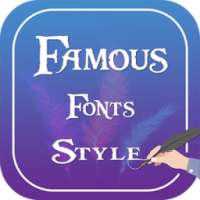Famous Fonts Style