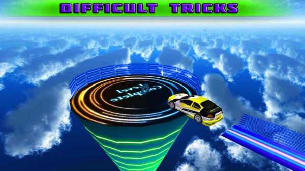 Stunts Car Challenge on Impossible Tracks screenshot 3
