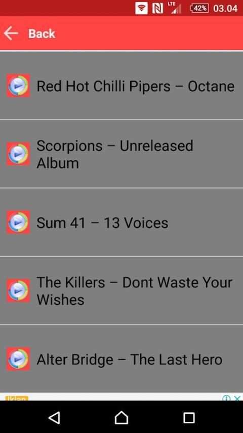 Rock Song Mp3 screenshot 4
